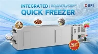 CBFI® Integrated Quick{0}}Freezer Machine: Premium Flash-Zmrzovalna moč znotraj kompaktnega odtisa